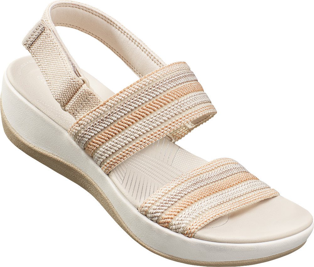 Clarks Sandale weiche und bequeme Passform, mit praktischem Klettverschluss