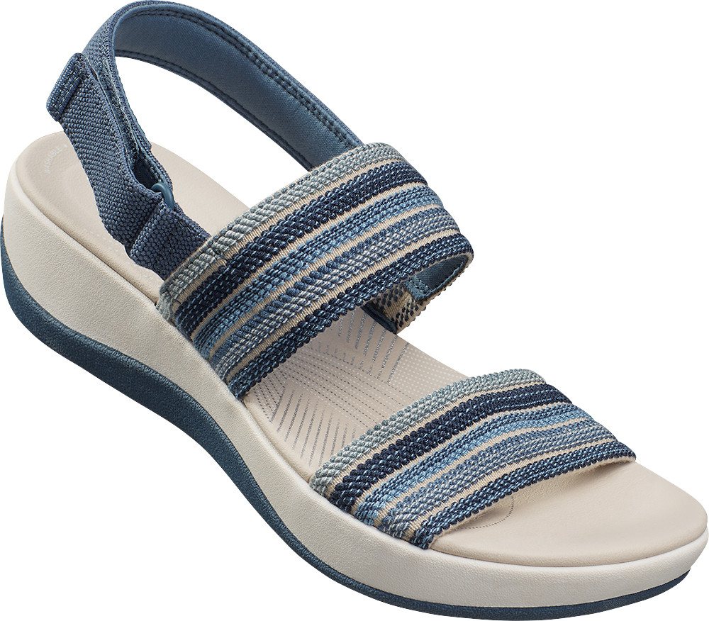Clarks Sandale weiche und bequeme Passform, mit praktischem Klettverschluss