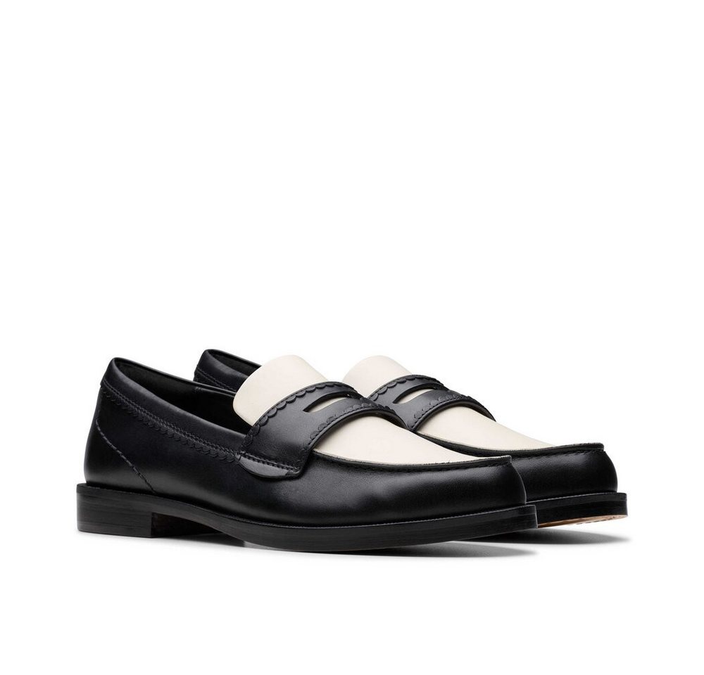 Clarks - Straven Edge - Schwarz Slipper