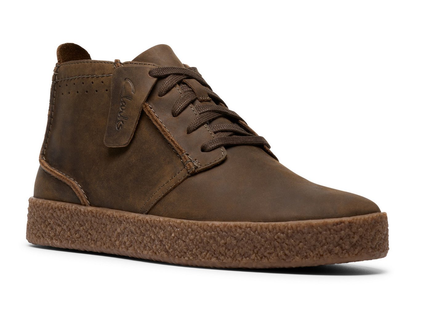 Clarks Streethill Hi Schnürboots Desert Boots, High Top Sneaker mit Wechselfußbett