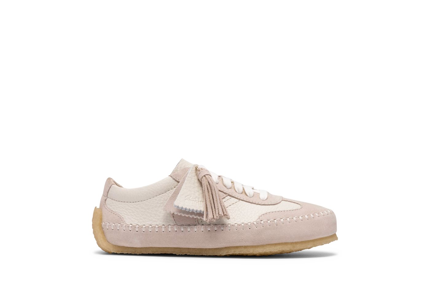Clarks Tor Low 26185702 4, Sneaker, Weiß (Creme), Damen Sneaker