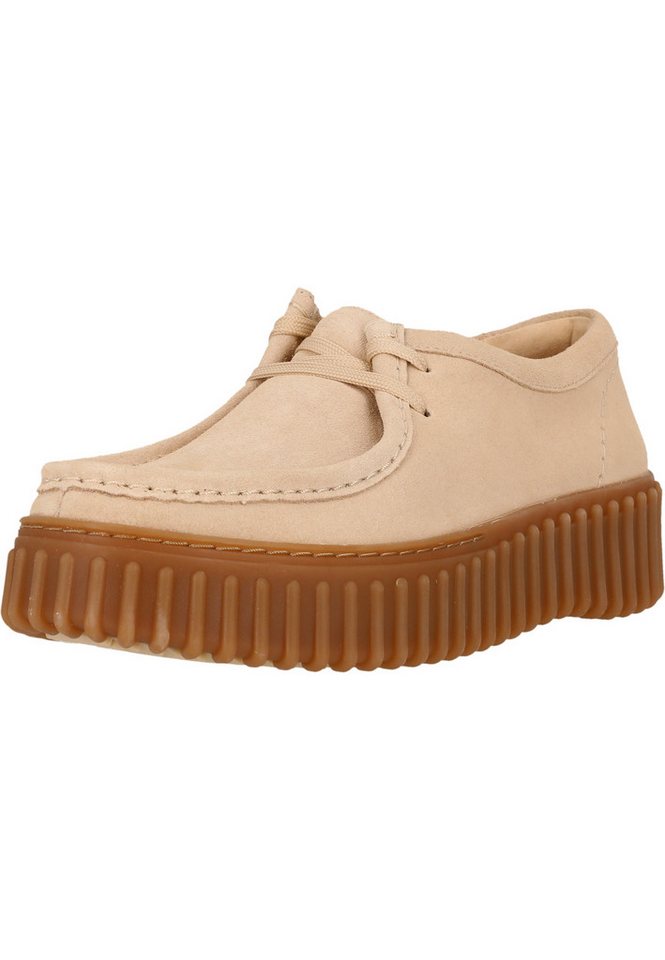 Clarks Torhill Bee Mokassin mit Plateau Sohle