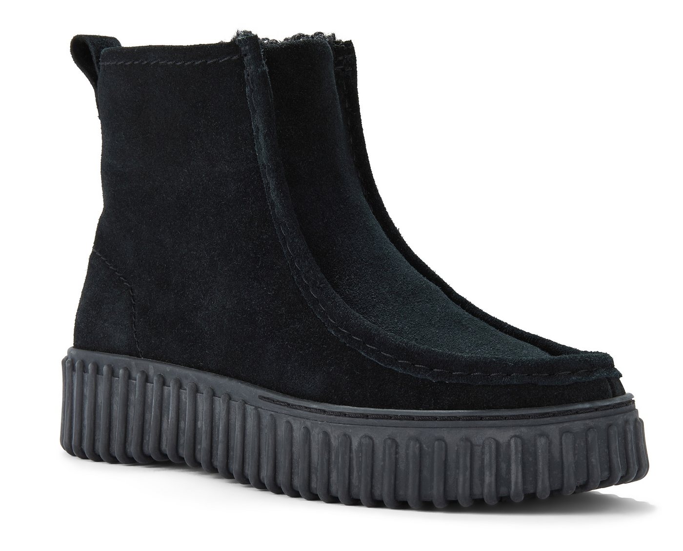 Clarks Torhill Cozy Winterboots Plateauboots mit modischer Ziernaht