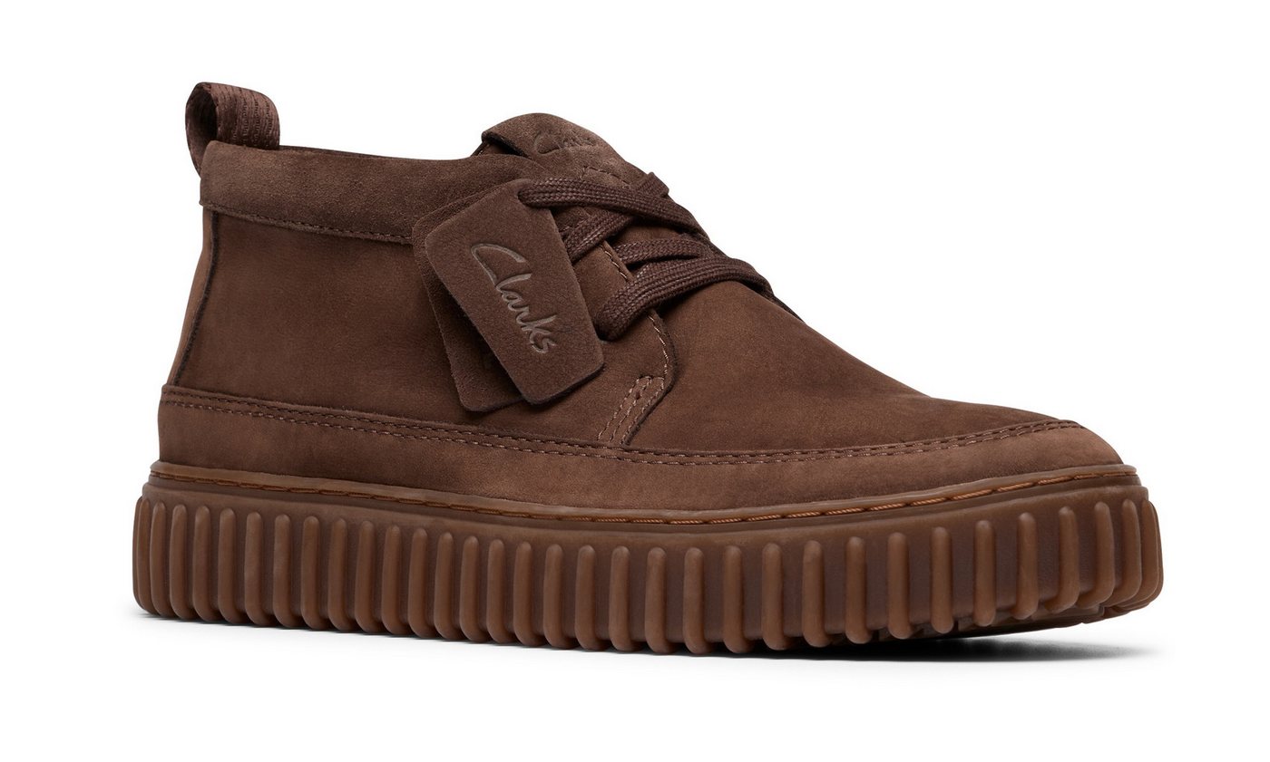Clarks Torhill Lace Hi Sneaker Desert Boots, Schnürboots mit Wechselfußbett