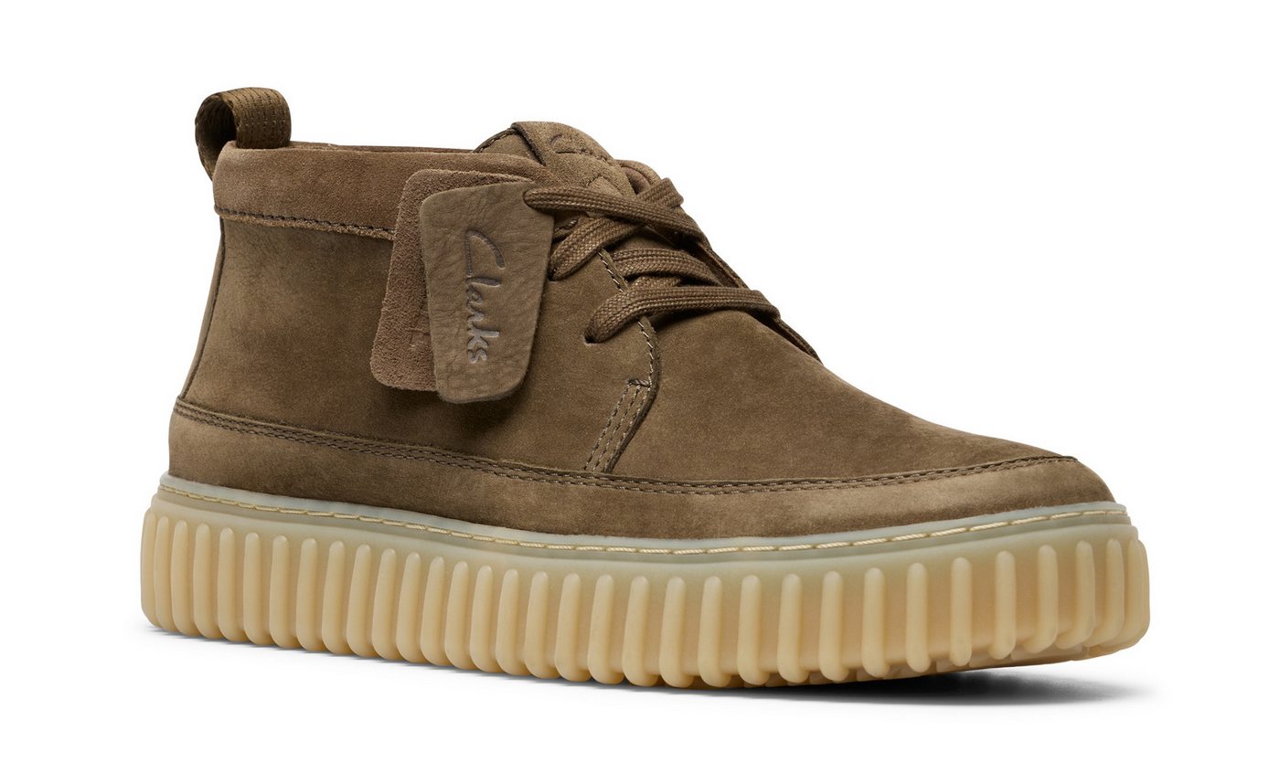 Clarks Torhill Lace Hi Sneaker Desert Boots, Schnürboots mit Wechselfußbett