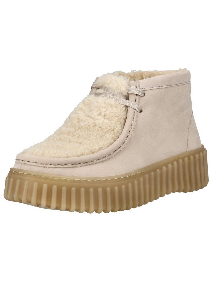 Clarks Stiefelette Leder Schnürstiefelette (beige)
