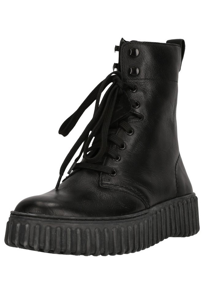 Clarks Torhill Style Stiefel aus schwarzem Glattleder