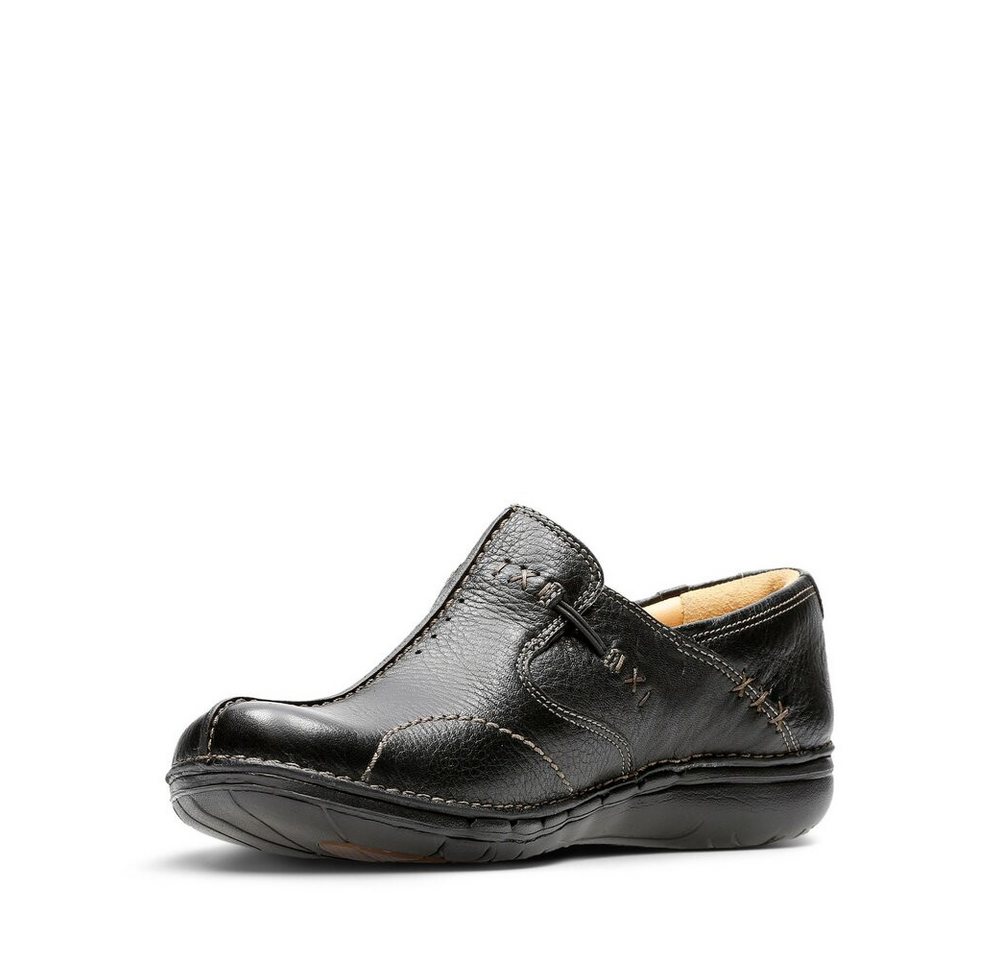 Clarks - Un Loop - Schwarz Slipper