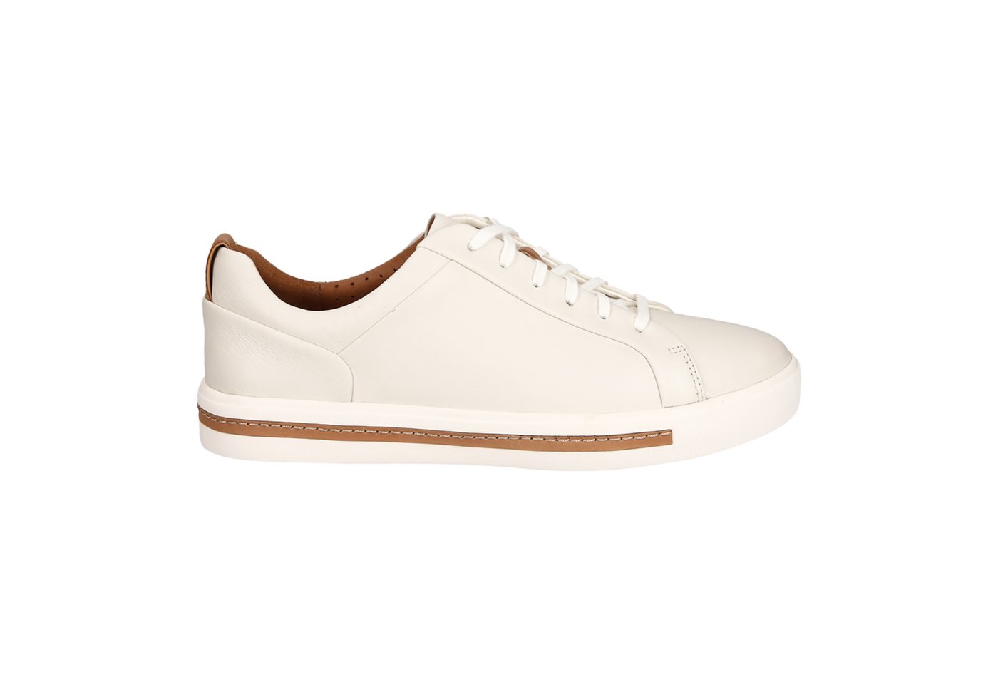 Clarks Un Maui Lace 26140168 4, Sneaker, Weiß, Damen Sneaker