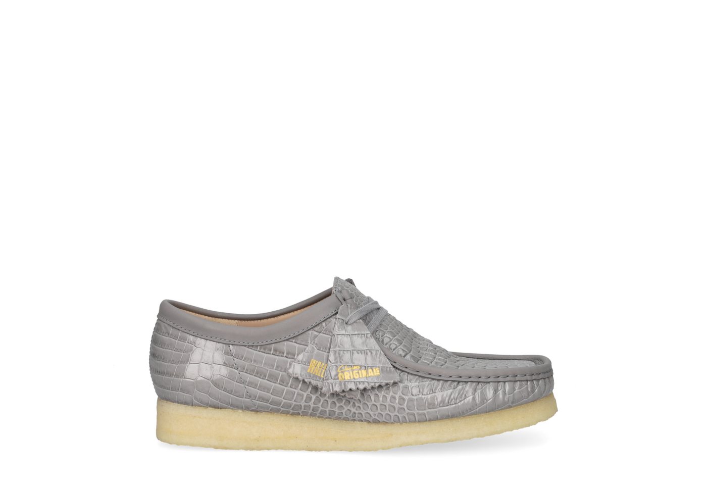 Clarks Wallabee 26176573 7, Schnürschuhe, Grau, Herren Schnürschuh