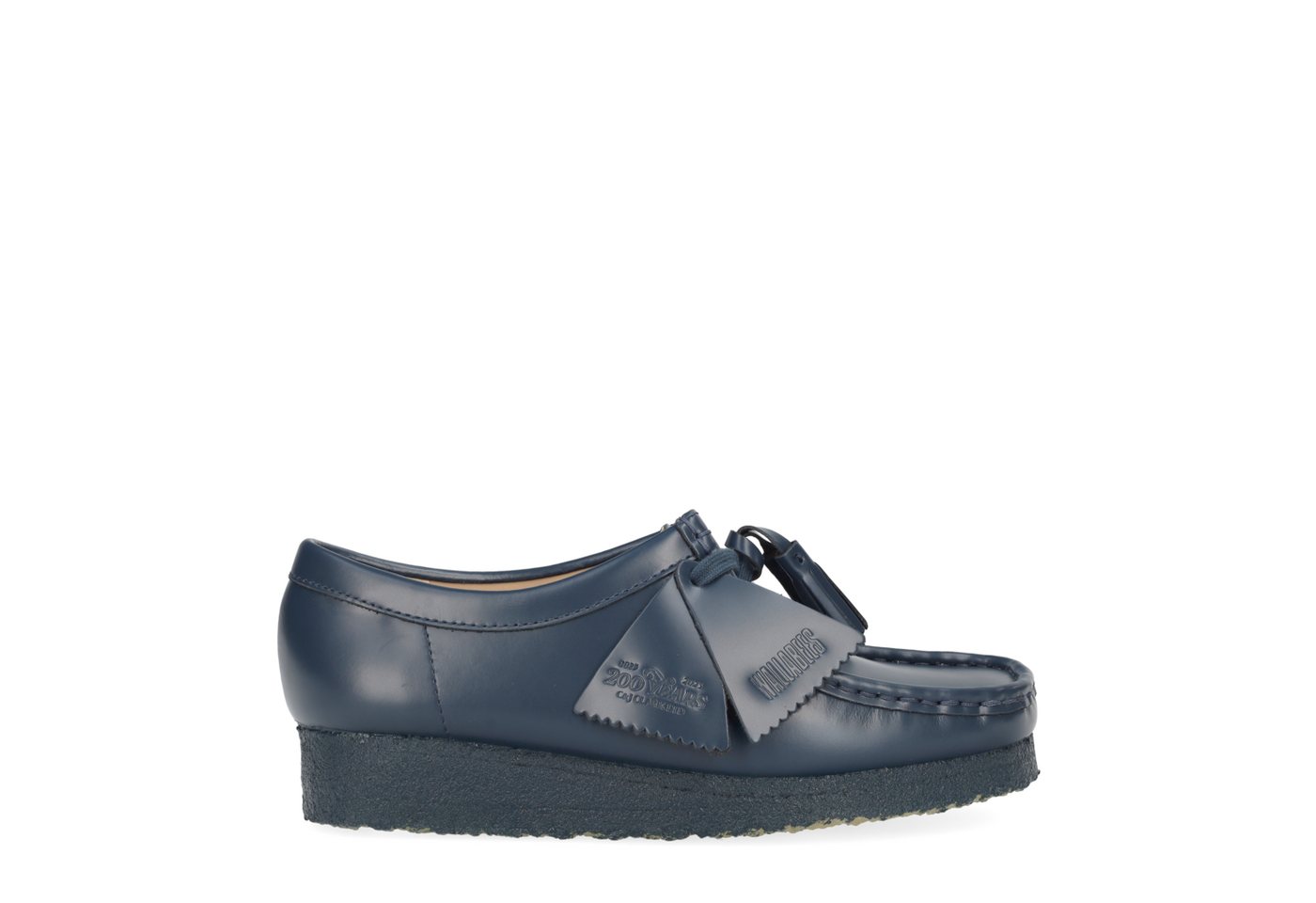 Clarks Wallabee. 26182746 4, Schnürschuhe, Blau, Damen Schnürschuh