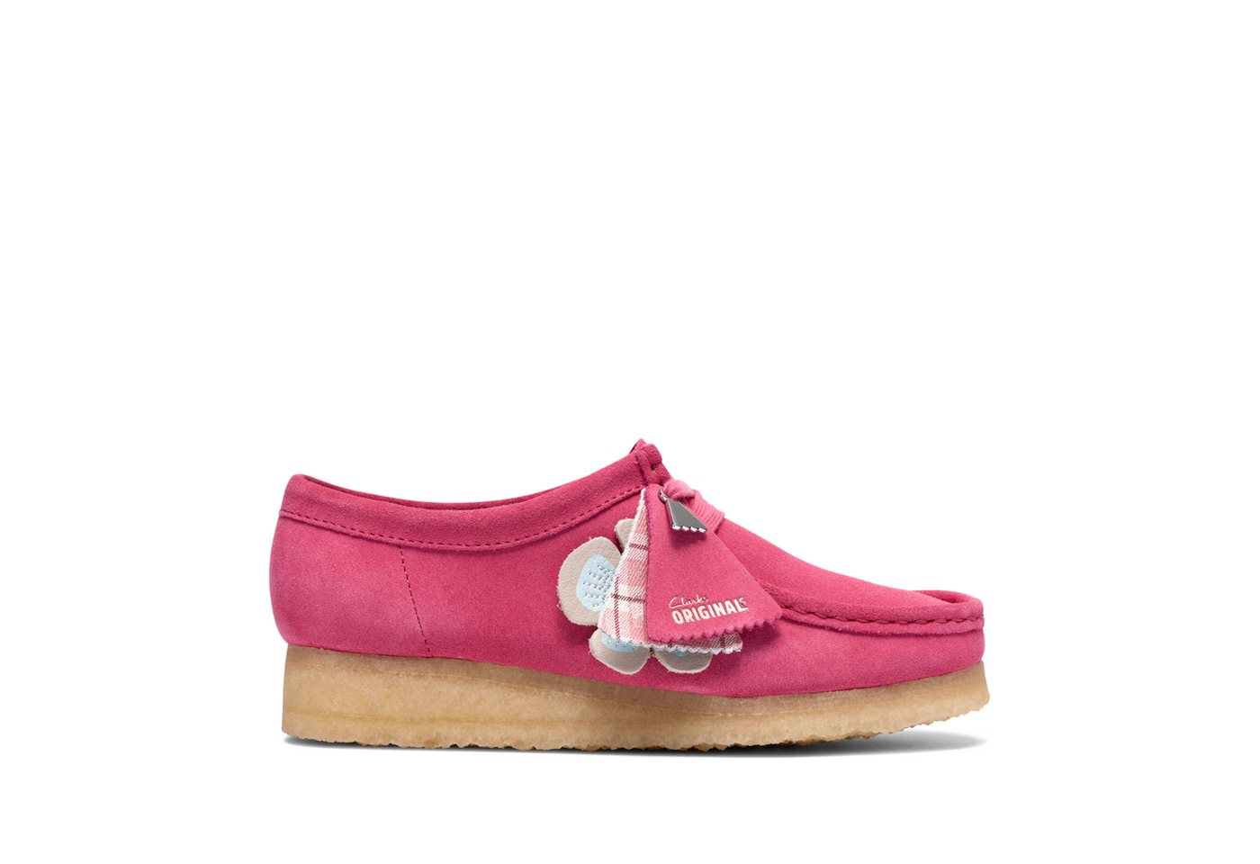 Clarks Wallabee 26186511 4, Schnürschuhe, Rose, Damen Schnürschuh