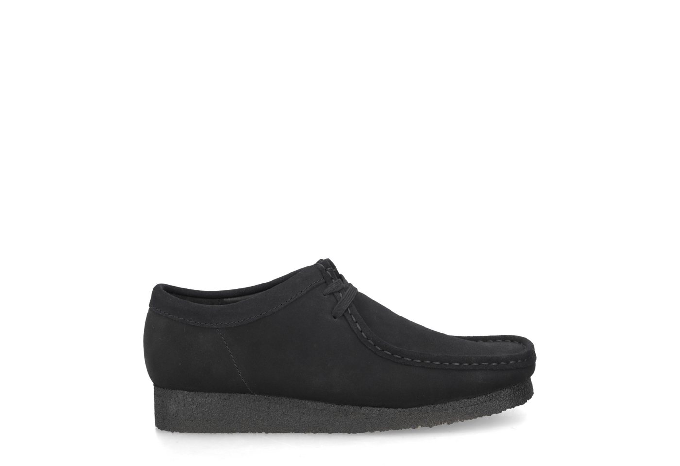 Clarks Wallabee 26188315 7, Schnürschuhe, Schwarz, Herren Schnürschuh