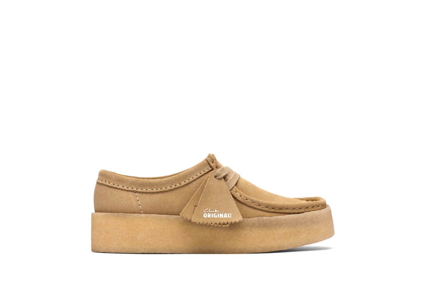 Clarks Wallabee Cup 26185689 4, Schnürschuhe, Beige, Damen Schnürschuh