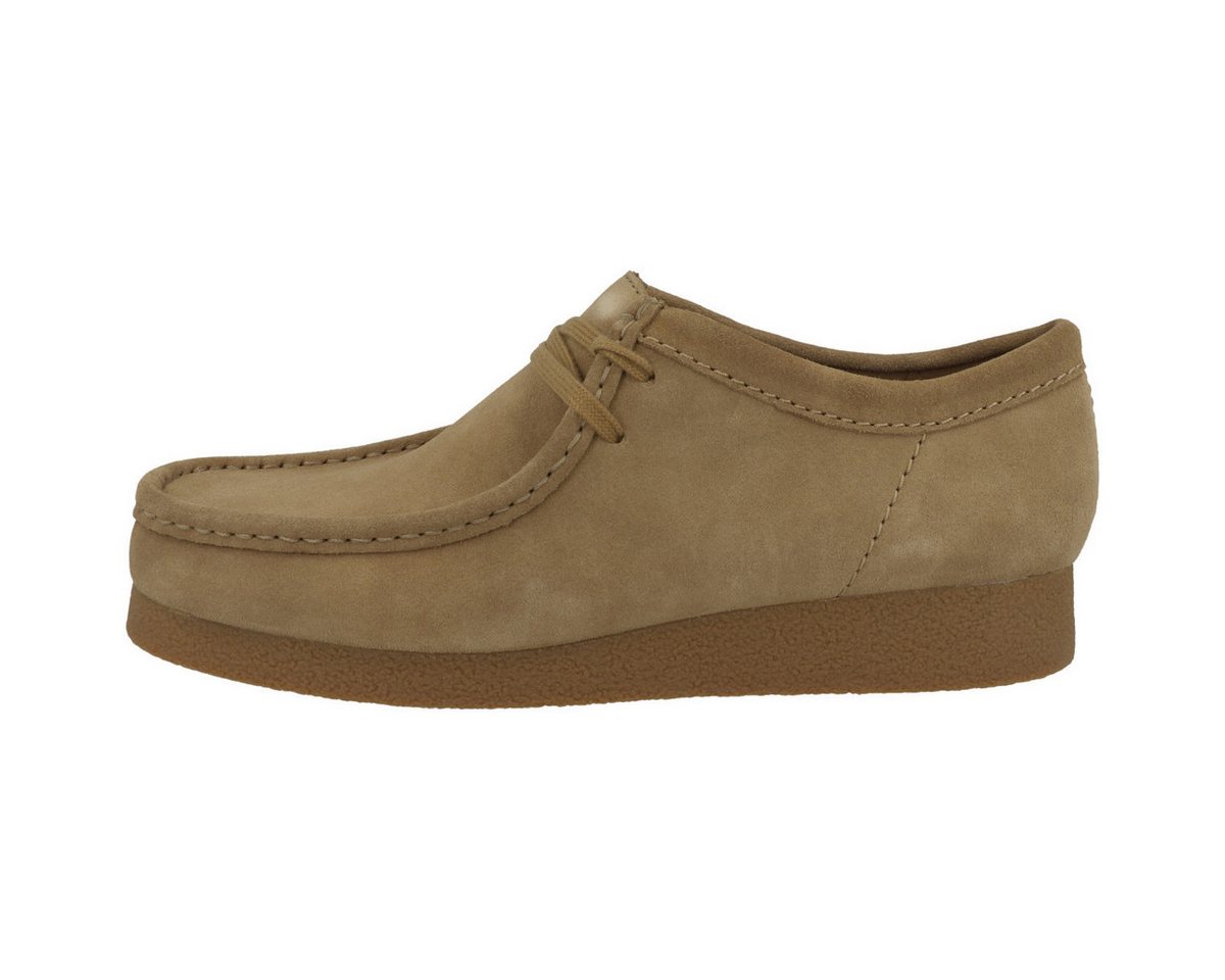 Clarks Wallabee EVO Herren Schnürschuh Sneaker, Turnschuhe, Sportschuhe, Freizeitschuhe, Schnürschuhe (braun)