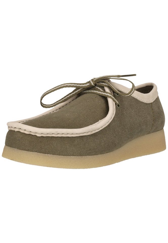 Clarks Wallabee EVO Schnürschuh mit Kieselkrepp-Effekt an der Sohle