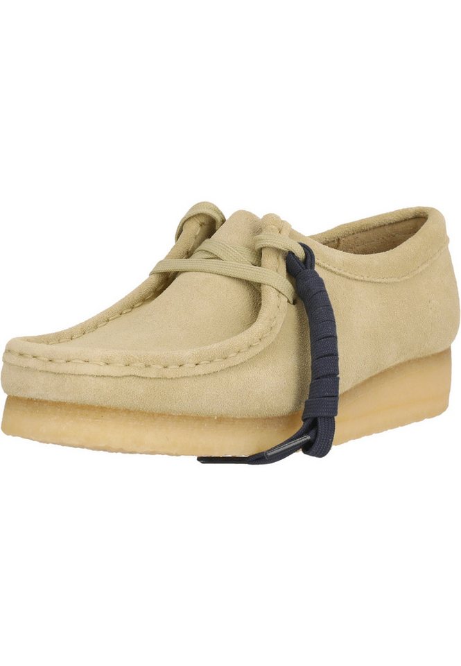 Clarks Wallabee Maple Suede Schnürschuh mit unverwechslebarer Kreppsohle