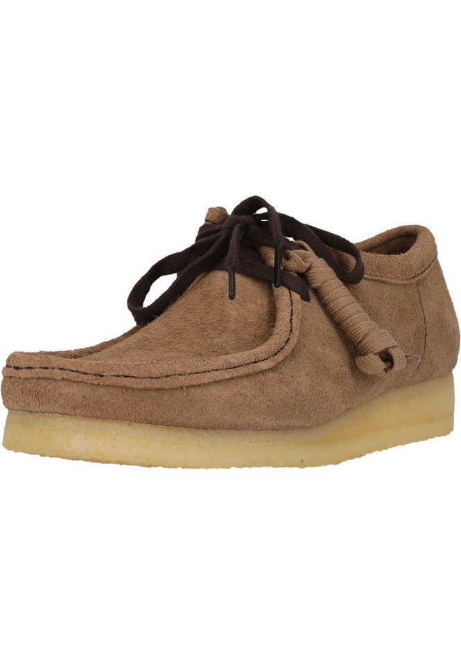 Clarks Wallabee Mokassin mit unverwechslebarer Kreppsohle