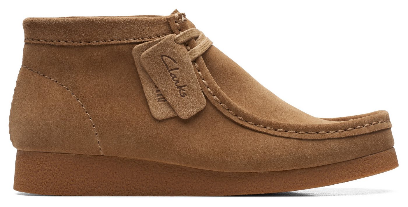 Clarks Wallabee Schnürboots Desert Boots, High Top Sneaker mit Wechselfußbett