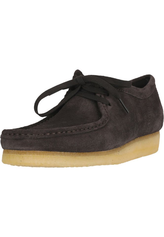 Clarks Wallabee Schnürschuh mit feiner Kreppsohle