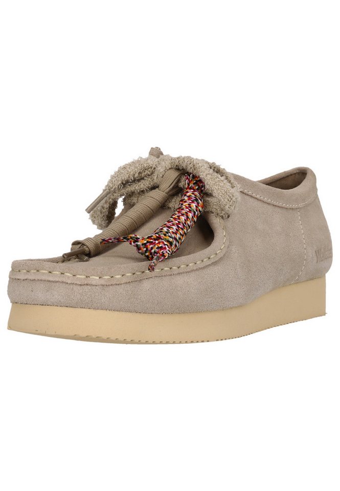 Clarks Wallabee Schnürschuh mit subtilen Nähten