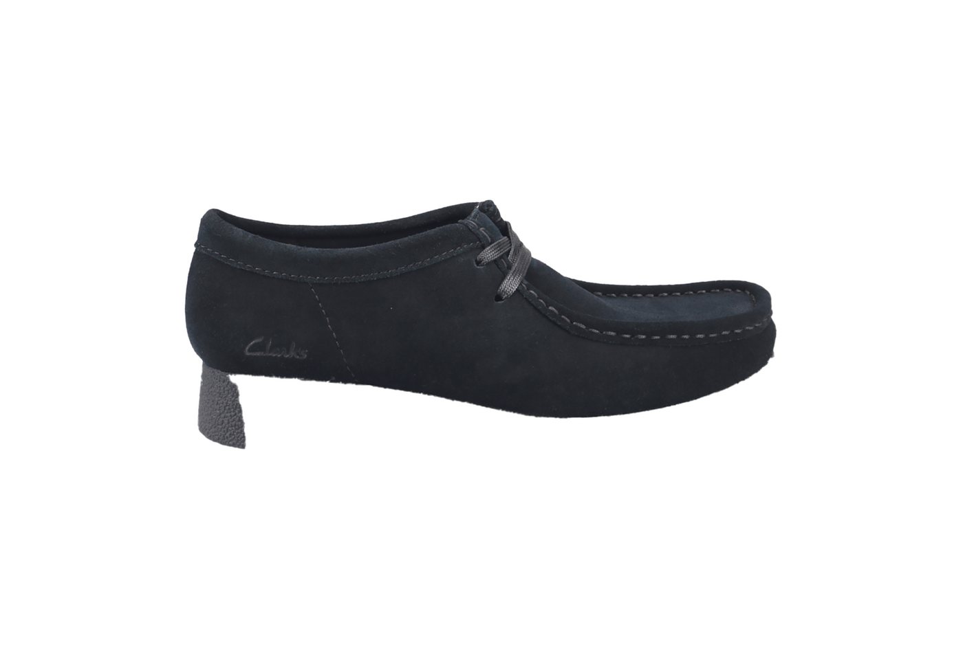 Clarks WallabeeEVOSh 26174746 4, Schnürschuhe, Schwarz, Damen Schnürschuh
