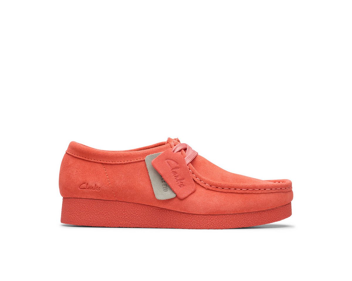 Clarks WallabeeEVOSh 26181403 4, Schnürschuhe, Orange, Damen Schnürschuh