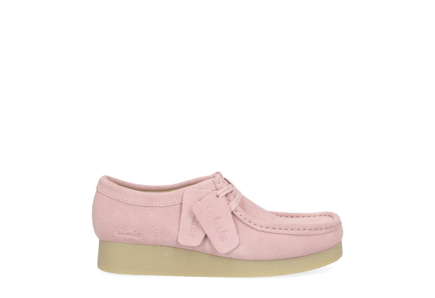 Clarks WallabeeEVOSh 26184536 4, Schnürschuhe, Rose, Damen Schnürschuh