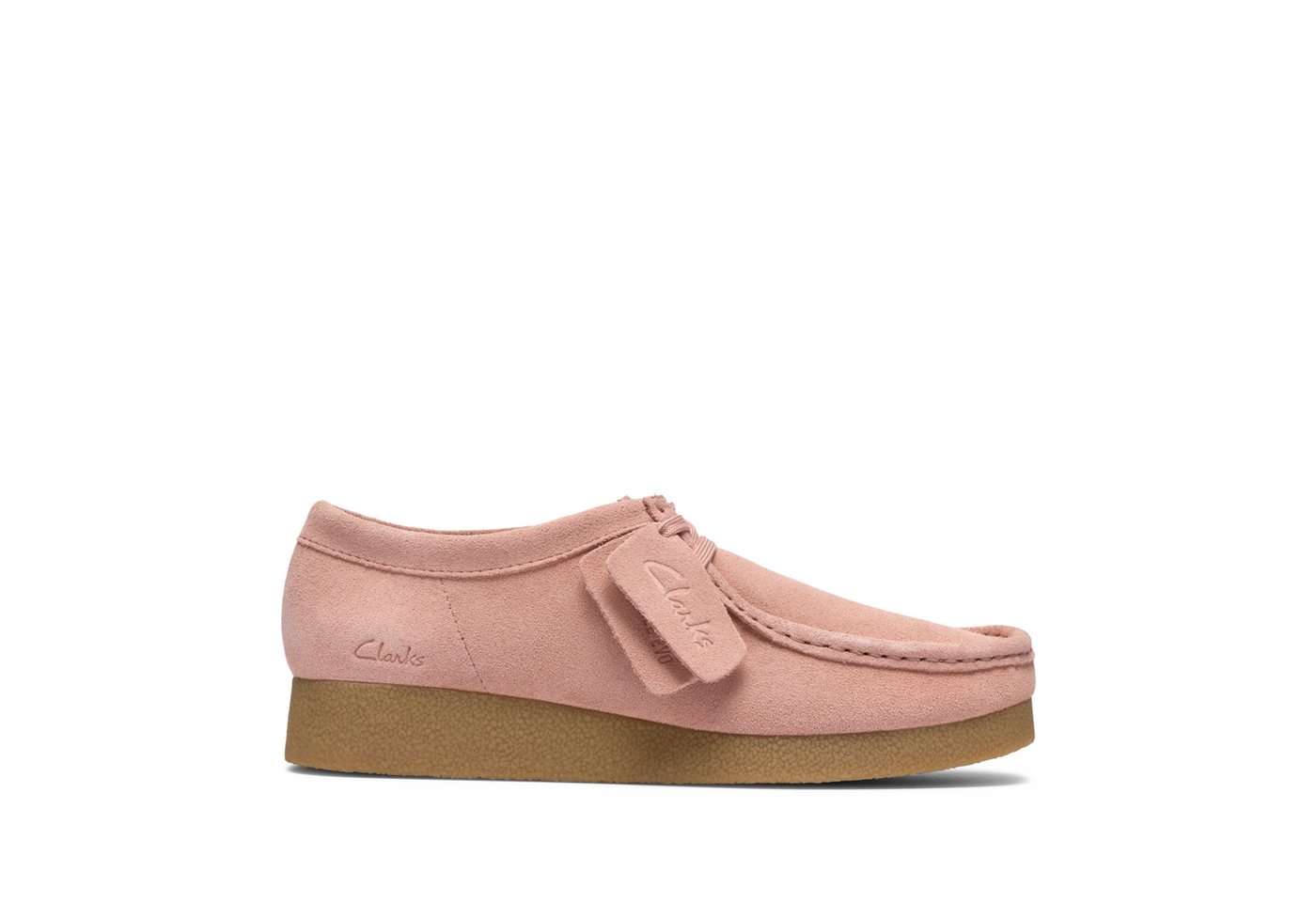 Clarks WallabeeEVOSh 26186342 4, Schnürschuhe, Rose, Damen Schnürschuh