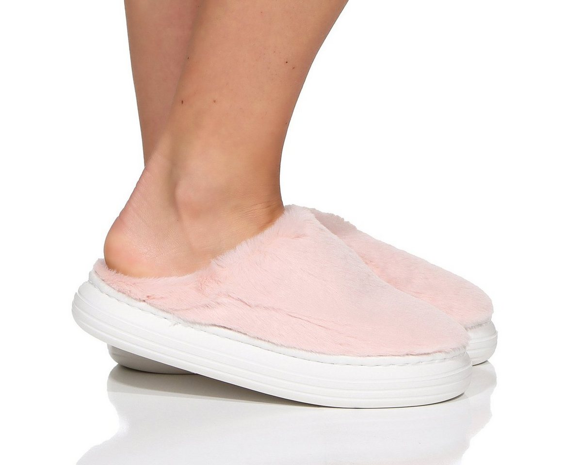 CLEO STYLE Damen hausschuhe 609 40-41 Rosa Hausschuh