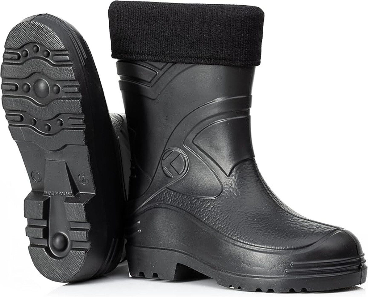 CLIMBR Leichte gefütterte Gummistiefel Herren EVA Thermo Winter Arbeit Gummistiefel