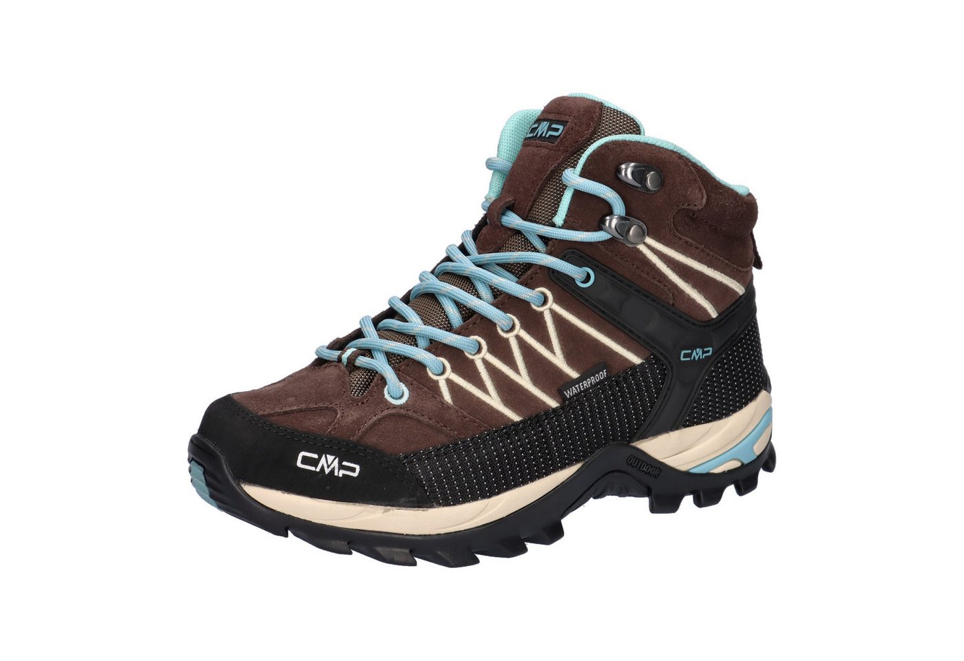 CMP Damen Trekking Schuhe Rigel MID 3Q12946 Trekkingschuh (Toffee-Lagoon)