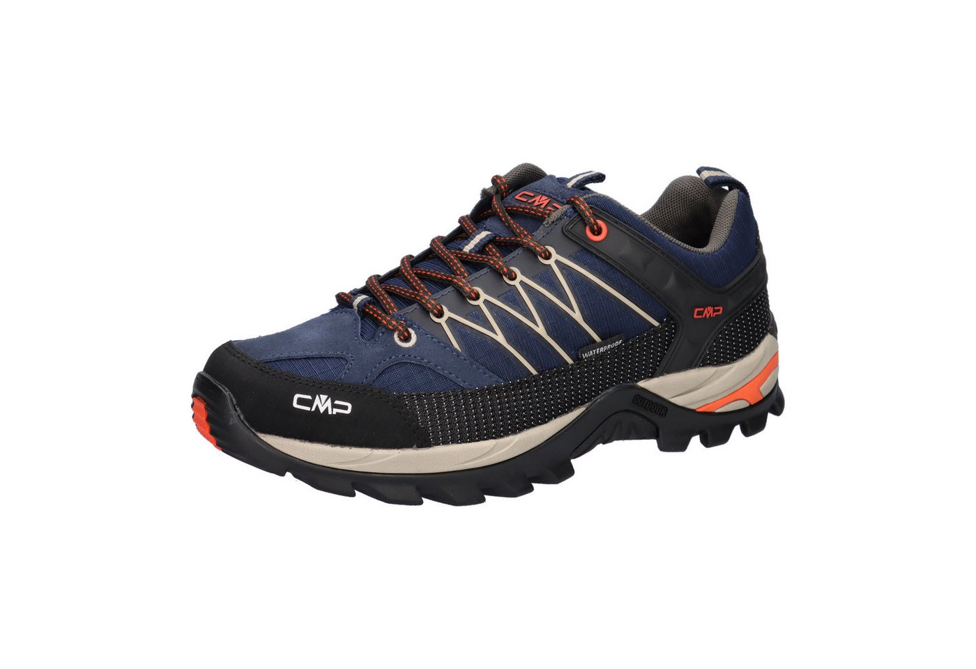 CMP Herren Trekking Schuhe Rigel LOW 3Q54457 Trekkingschuh (blau)