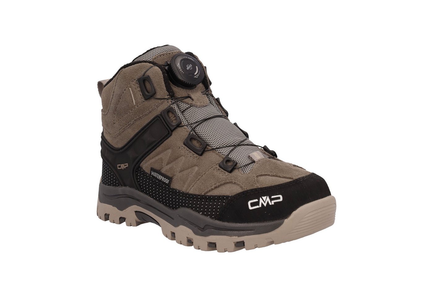 CMP KIDS KIRUNA MID FITGO FLEECE WP TREKKING SHOES Outdoorschuh Winterstiefel, Winterschuhe, gefüttert,wasserdicht (DESERTO-SABBIA)