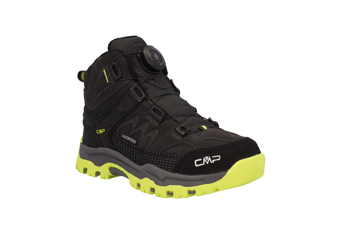 CMP KIDS KIRUNA MID FITGO FLEECE WP TREKKING SHOES Outdoorschuh Winterstiefel, Winterschuhe, gefüttert,wasserdicht (PIOMBO-ACIDO)