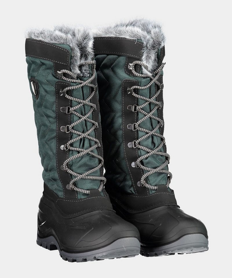 CMP Nietos Urban Style (Kunstpelzfutter, wasserdichter Überschuh) grün Winterstiefel