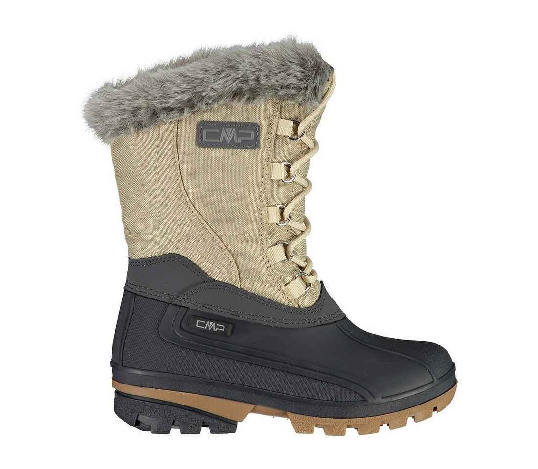 CMP Polhanne (Polyester, wasserdicht, warm gefüttert) sandbraun Kinder Winterstiefel