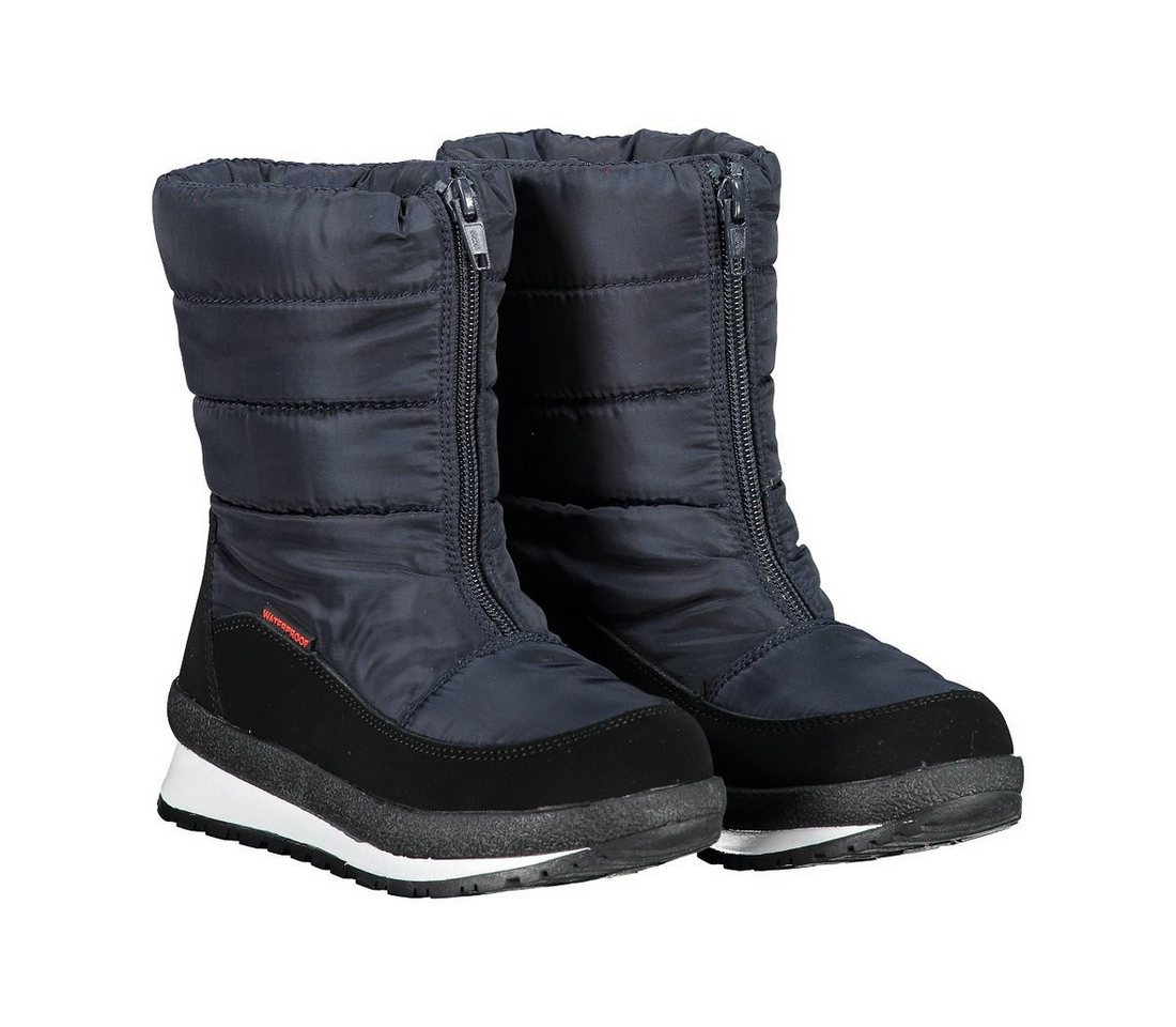 CMP Rae Schneeboot mit Frontreissverschluss wasserdicht schwarz Kinder Winterstiefel