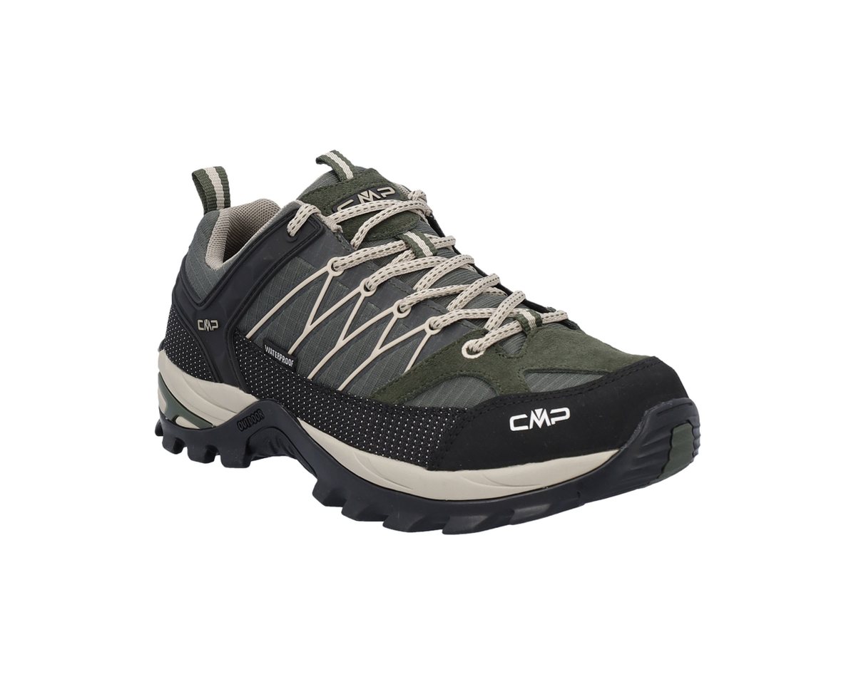 CMP RIGEL LOW TREKKING SHOES WP Wanderschuh wasserdicht (PINE-CORDA)