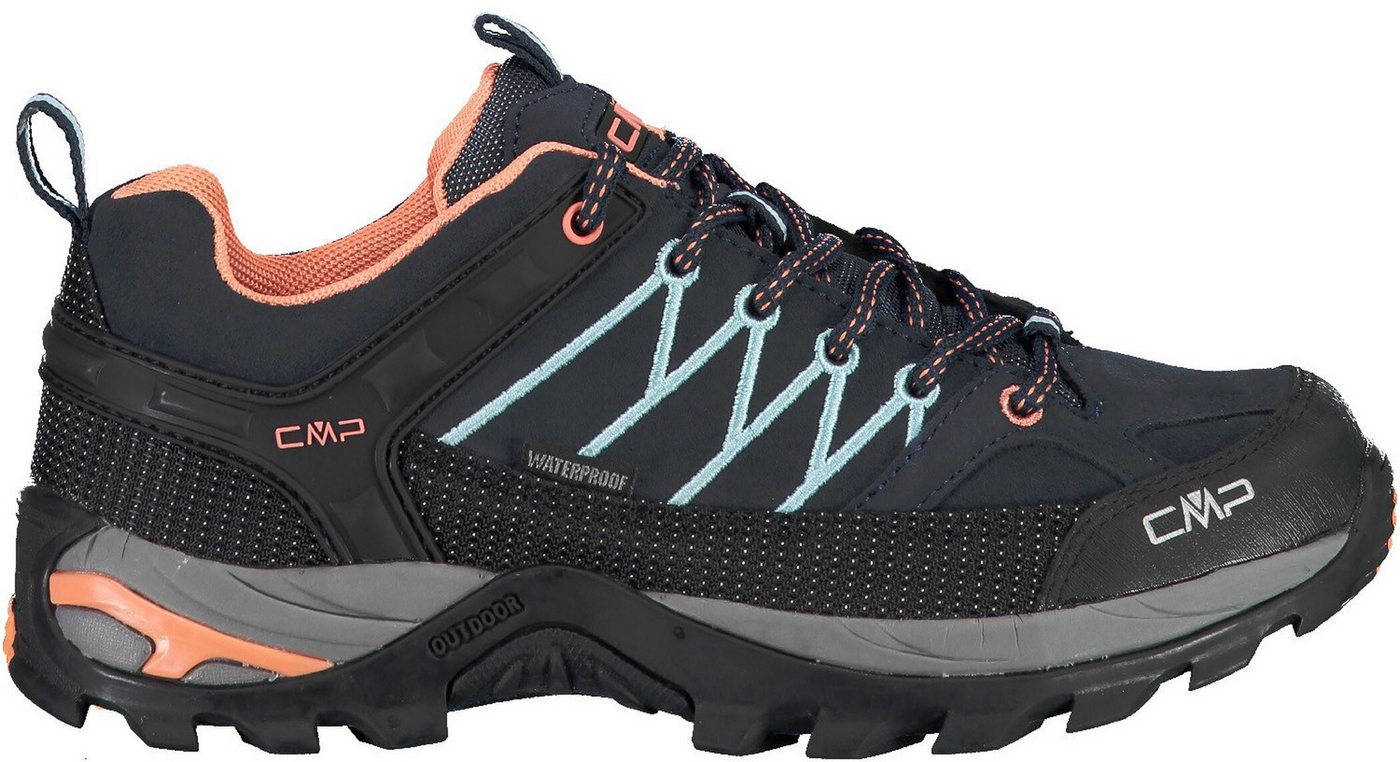 CMP RIGEL LOW WMN WP TREKKING SHOES Wanderschuh wasserdicht (blau)