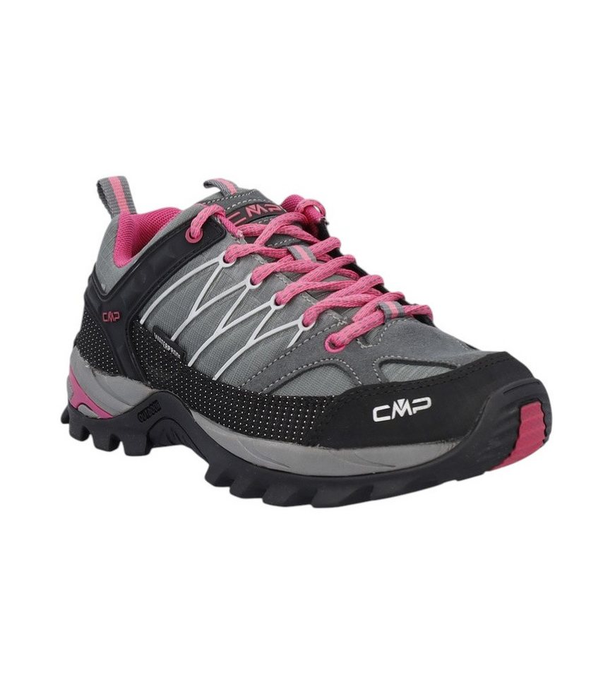 CMP Rigel Low WP (Trekking, wasserdicht) grau/fuchsia Damen Wanderschuh