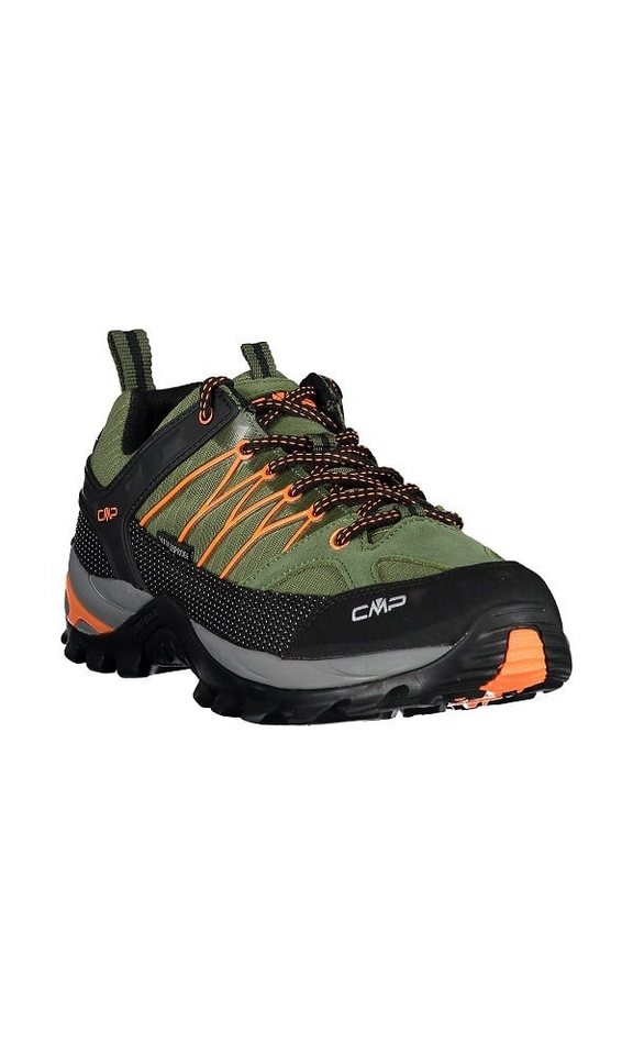 CMP Rigel Low WP (Trekking, wasserdicht) grün/orange Herren Wanderschuh