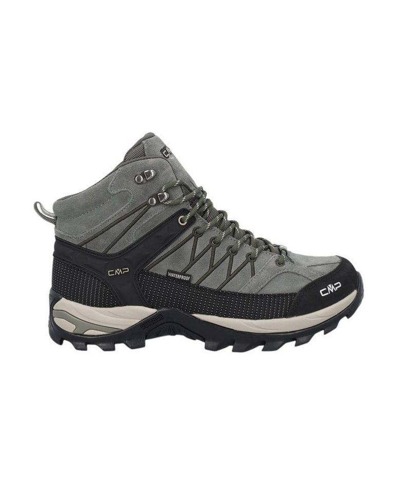 CMP Rigel Mid Trekking WP (wasserdicht) grau/schwarz/grün Herren Wanderschuh