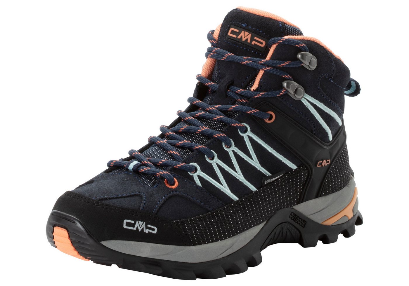 CMP RIGEL MID WMN WP TREKKING SHOES Wanderschuh wasserdicht (blau)