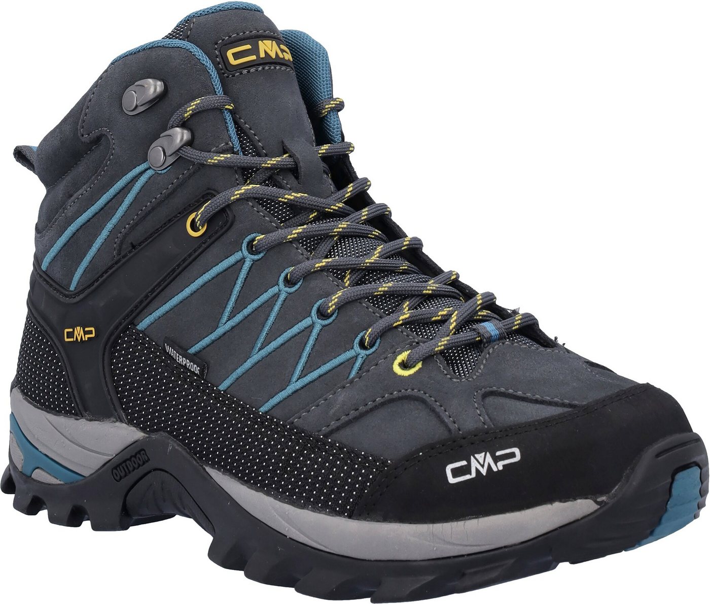 CMP RIGEL MID WP TREKKING SHOES Wanderschuh wasserdicht (blau/grau)
