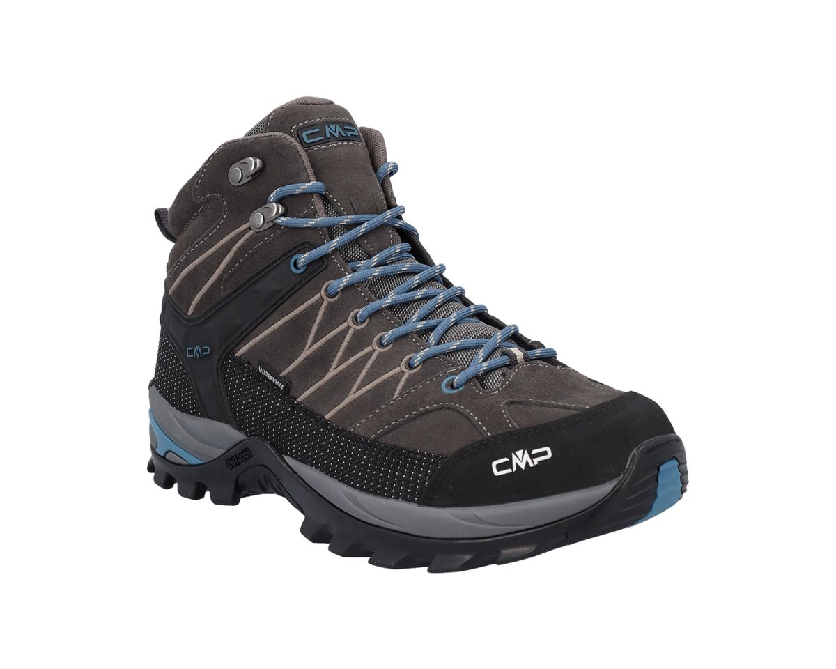 CMP RIGEL MID WP TREKKING SHOES Wanderschuh wasserdicht (CIOCCOLATO-PETROLEUM)