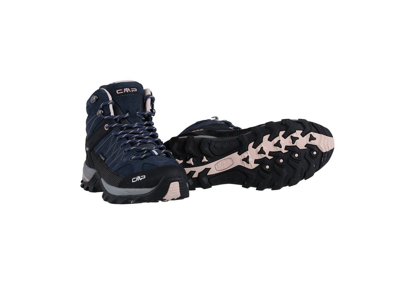CMP Rigel Mid WP (Trekking, wasserdicht) asphaltgrau/rose Damen Wanderschuh