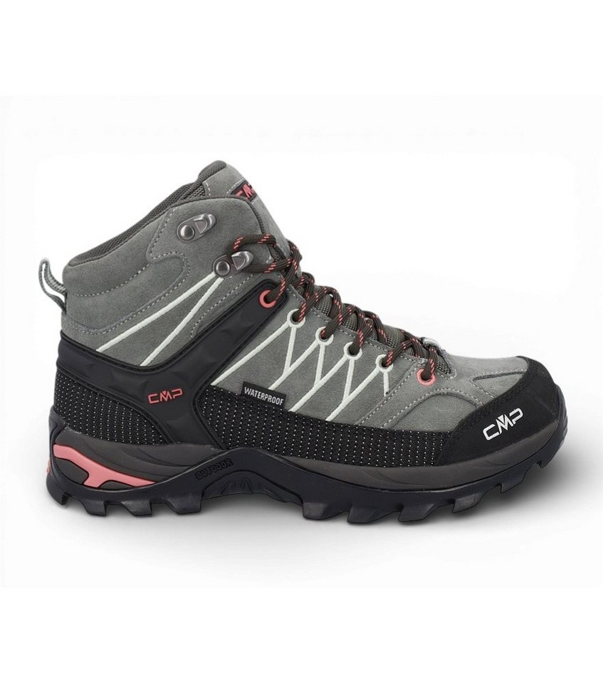 CMP Rigel Mid WP (Trekking, wasserdicht) avocado/coral Damen Wanderschuh