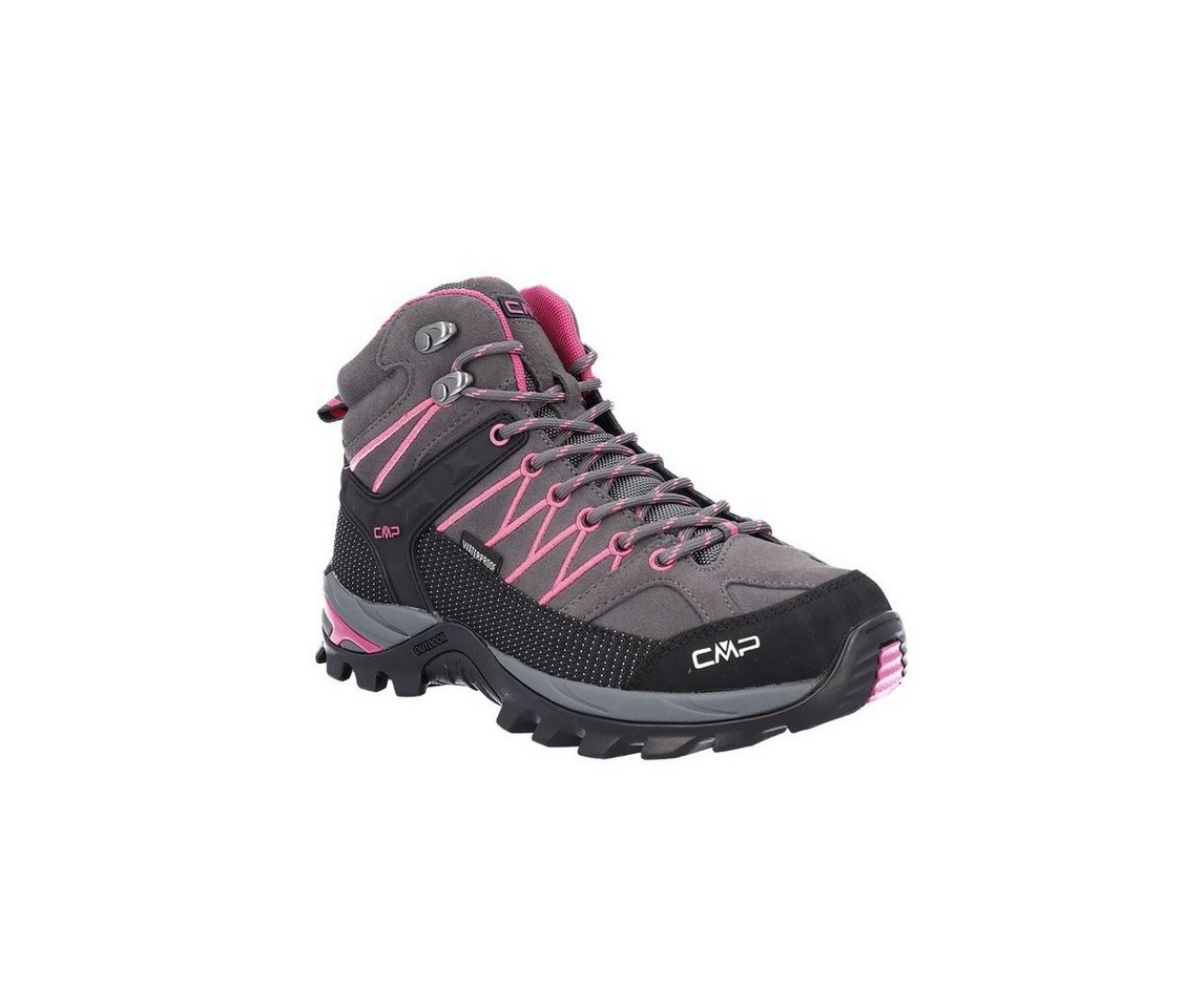 CMP Rigel Mid WP (Trekking, wasserdicht) grau/pink Damen Wanderschuh