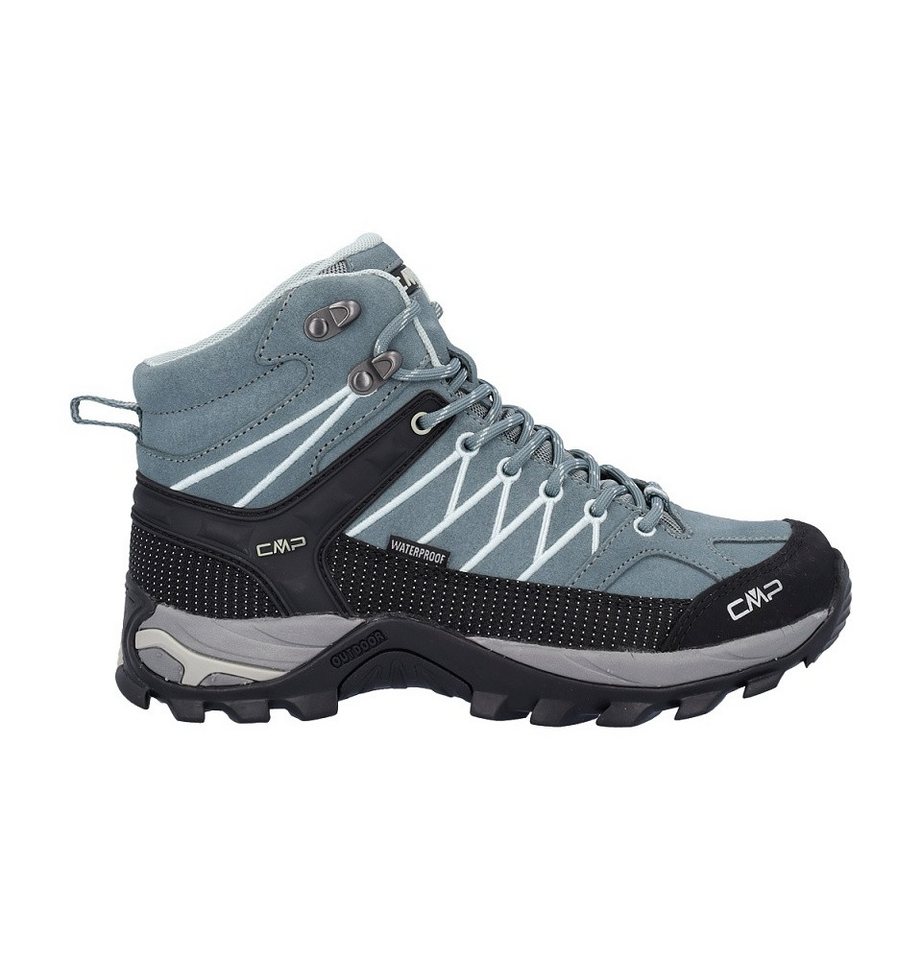 CMP Rigel Mid WP (Trekking, wasserdicht) hellblau/grau Damen Wanderschuh
